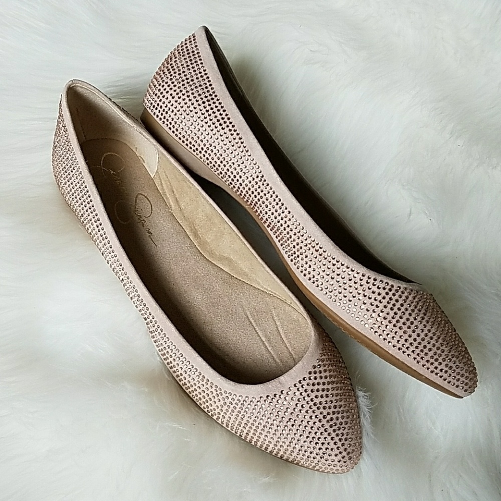 JESSICA SIMPSON LABELLE BALLET FLAT SIZE 10